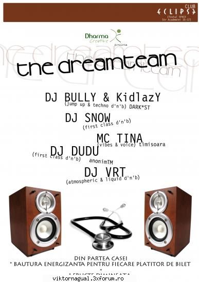 dharma creative 17 noiembrie @ & bully (techno dnb & jump up) (you got to see snow ( first class dnb